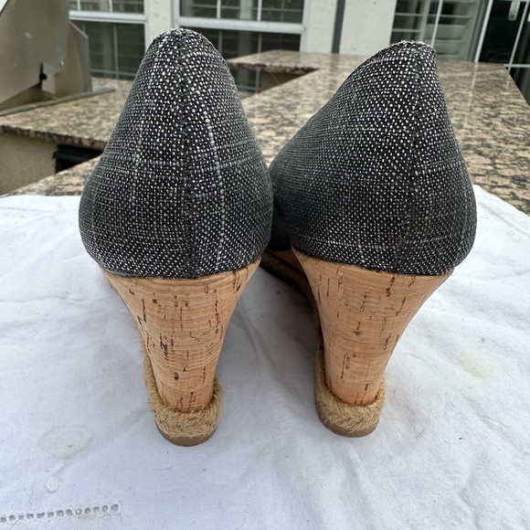 Michael Kors Metallic Espadrilles with Cork Wedge - Picture 5 of 7